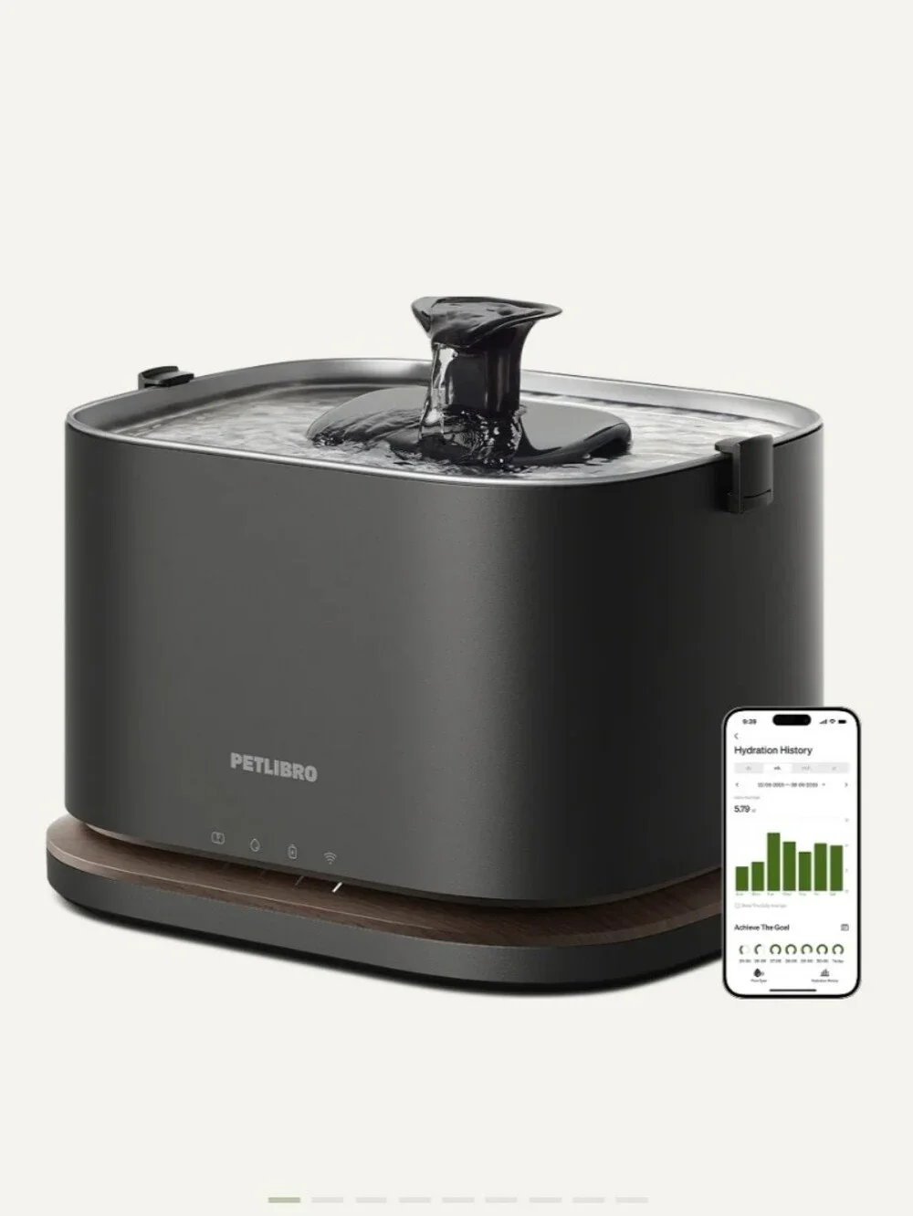 PETLIBRO Dockstream 2 Smart Cordless Fountain (Black)